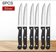 STAINLESS STEEL SERRATED STEAK KNIFE — Kenya · WIMU Kitchen