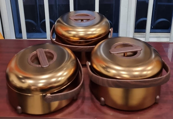 Unique Very High quality BIG SIZE forever gold insulated hotpots — Kenya · WIMU Kitchen Nairobi