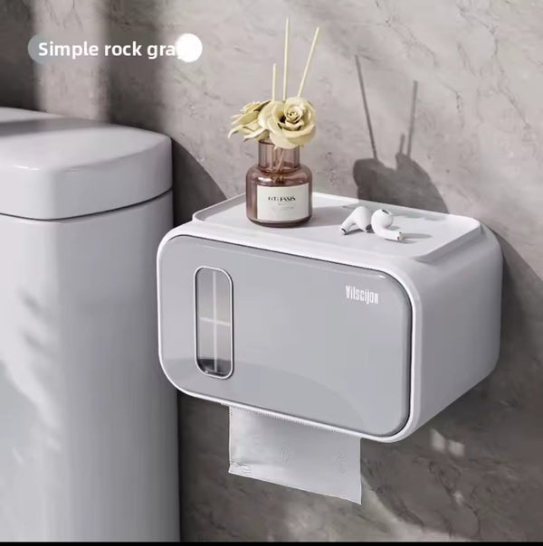 No-Drill Waterproof Toilet Paper Holder – Wall-Mounted Bathroom Tissue Holder — WIMU Kitchen Nairobi — Kenya · WIMU Kitchen Nairobi