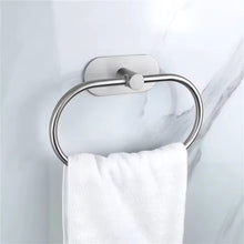Self-Adhesive Towel Ring Holder – No-Drill Bathroom Hand-Towel Ring (Black/Silver/Gold) — WIMU Kitchen Nairobi — Kenya · WIMU Kitchen