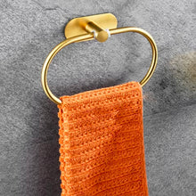Self-Adhesive Towel Ring Holder – No-Drill Bathroom Hand-Towel Ring (Black/Silver/Gold) — WIMU Kitchen Nairobi — Kenya · WIMU Kitchen