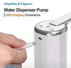 Rechargeable Automatic Water Pump – USB-C Cordless Dispenser for Jerricans (Black/White) — WIMU Kitchen Nairobi — Kenya · WIMU Kitchen
