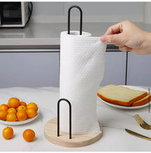 Metal Paper Towel Holder with Bamboo Base – Countertop Kitchen Roll Stand — WIMU Kitchen Nairobi — Kenya · WIMU Kitchen
