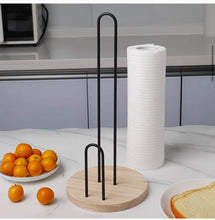 Metal Paper Towel Holder with Bamboo Base – Countertop Kitchen Roll Stand — WIMU Kitchen Nairobi — Kenya · WIMU Kitchen