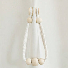 Magnetic Curtain Tiebacks with Wooden Beads – Set of 2 No-Drill Holdbacks — WIMU Kitchen Nairobi — Kenya · WIMU Kitchen