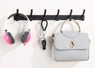 Wall-Mounted Stainless Steel 6-Hook Rack – Coat, Key & Towel Hanger — WIMU Kitchen Nairobi — Kenya · WIMU Kitchen