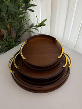 Round Bamboo Serving Trays with Metal Handles – Multi-Use Décor & Food Trays — WIMU Kitchen Nairobi — Kenya · WIMU Kitchen