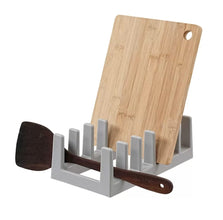 Multi-Purpose Pot Lid & Plate Storage Rack – Countertop & Cabinet Organiser (28cm) — WIMU Kitchen Nairobi — Kenya · WIMU Kitchen
