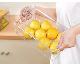 Stackable Acrylic Fridge Organiser – Clear Medium Storage Bin — WIMU Kitchen Nairobi — Kenya · WIMU Kitchen
