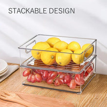 Stackable Acrylic Fridge Organiser – Clear Medium Storage Bin — WIMU Kitchen Nairobi — Kenya · WIMU Kitchen