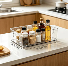 Stackable Acrylic Fridge Organiser – Clear Medium Storage Bin — WIMU Kitchen Nairobi — Kenya · WIMU Kitchen