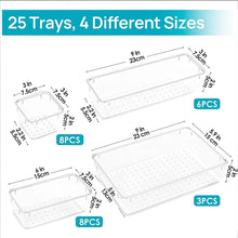 25-Piece Acrylic Drawer Organiser Set – Non-Slip Stackable Dividers — WIMU Kitchen Nairobi — Kenya · WIMU Kitchen