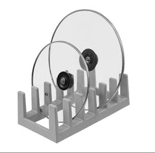 Multi-Purpose Pot Lid & Plate Storage Rack – Countertop & Cabinet Organiser (28cm) — WIMU Kitchen Nairobi — Kenya · WIMU Kitchen
