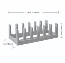 Multi-Purpose Pot Lid & Plate Storage Rack – Countertop & Cabinet Organiser (28cm) — WIMU Kitchen Nairobi — Kenya · WIMU Kitchen