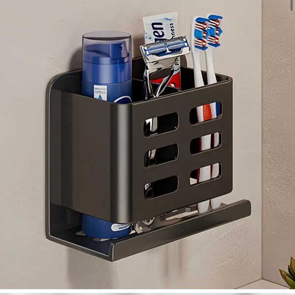 Wall-Mounted Toothbrush & Toothpaste Holder – Bathroom & Fridge Organiser — WIMU Kitchen Nairobi — Kenya · WIMU Kitchen Nairobi