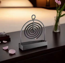 Iron Mosquito Coil Holder with Ash Tray – Carbon Steel Incense Burner Stand — WIMU Kitchen Nairobi — Kenya · WIMU Kitchen