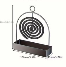 Iron Mosquito Coil Holder with Ash Tray – Carbon Steel Incense Burner Stand — WIMU Kitchen Nairobi — Kenya · WIMU Kitchen