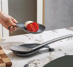 Food-Grade PP Spoon Rest – Countertop Utensil Holder (White/Black/Grey) — WIMU Kitchen Nairobi — Kenya · WIMU Kitchen