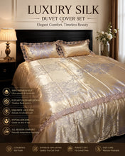 Silk Duvet Cover Set – Lace-Design 6×7 (220×240cm) with Sheet & 2 Pillowcases — WIMU Kitchen Nairobi — Kenya · WIMU Kitchen