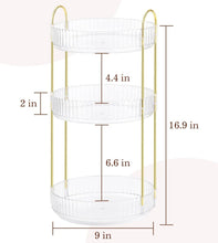 Rotating 3-Tier Acrylic Cosmetic & Perfume Rack – 360° Vanity Organiser — WIMU Kitchen Nairobi — Kenya · WIMU Kitchen
