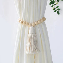 Macramé Curtain Tiebacks with Tassel – Set of 2 Boho Holdbacks — WIMU Kitchen Nairobi — Kenya · WIMU Kitchen