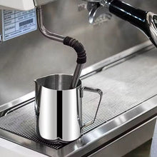 Stainless steel milk jug (view 2) — Kenya · WIMU Kitchen