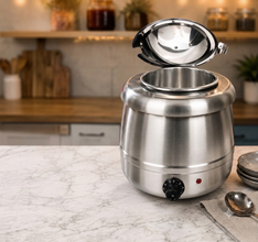 10L Electric Soup Warmer CJ11502 - Stainless Steel Warmer with Adjustable Temperature — WIMU Kitchen Nairobi — Kenya · WIMU Kitchen