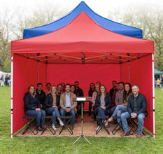 3x3m Pop-Up Gazebo Tent, Red - Nairobi, Kenya — view 2 — Kenya · WIMU Kitchen