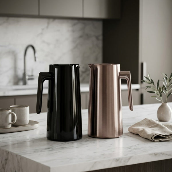 Regal 1L Vacuum Flask with Glass Liner, Rose Gold or Black — WIMU Kitchen Nairobi — Kenya · WIMU Kitchen Nairobi