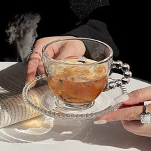 Turkish Coffee Cup Set with Bead Pearl Handle – 6 Cups & 6 Saucers — Kenya · WIMU Kitchen