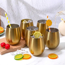 500ml Stainless Steel Stemless Wine Goblets, Gold Black or Rainbow — view 11 — Kenya · WIMU Kitchen