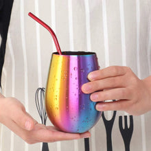500ml Stainless Steel Stemless Wine Goblets, Gold Black or Rainbow — view 13 — Kenya · WIMU Kitchen
