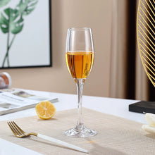 Classic Champagne Glasses Set of 6, 6oz Glass Champagne Flutes, Stemmed Champagne Flutes, Sparkling Wine Glass for Party, Wedding and Home - Clear,250ml (view 2) — Kenya · WIMU Kitchen