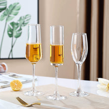 Classic Champagne Glasses Set of 6, 6oz Glass Champagne Flutes, Stemmed Champagne Flutes, Sparkling Wine Glass for Party, Wedding and Home - Clear,250ml (view 4) — Kenya · WIMU Kitchen