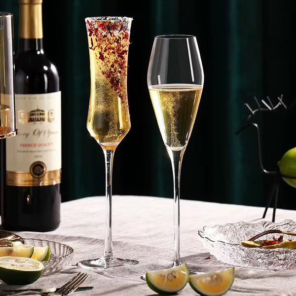 Champagne Flutes Glasses Gift Set | 210 ML | Set of 6| |Elegant Gift Box|Ultra-Premium |Limited Edition | Red & White Wine & Champagne Glass | Ideal for Wedding,Couple,Anniversary Gift — Kenya · WIMU Kitchen Nairobi