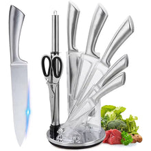 8pcs Stainless Steel Knife Set with Kitchen Scissors | Complete Kitchen Knife Set in Kenya (view 4) — Kenya · WIMU Kitchen