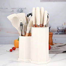 19pcs Cutlery Set with Silicone Spoon Set | Complete Kitchen Utensil Set in Kenya (view 4) — Kenya · WIMU Kitchen
