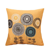 Cushion Cover, Set of 4 Cartoon Flowers Pattern Cotton and Linen Pillowcase Square House Sofa Cover 45 x 45 cm — Kenya · WIMU Kitchen