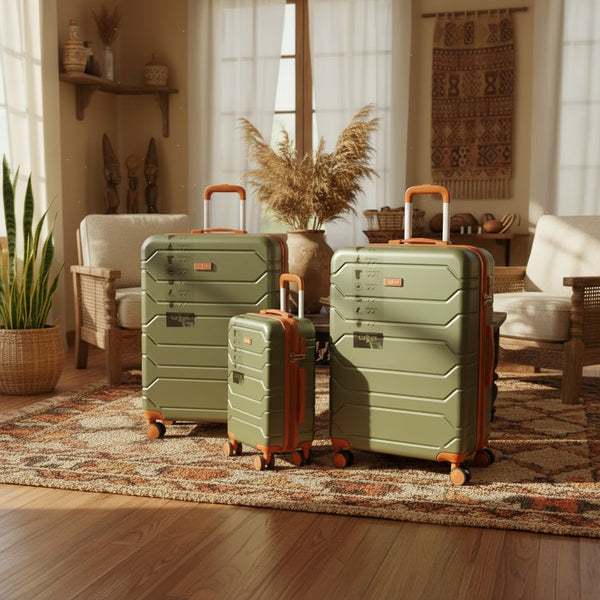 Lujo 3 in 1 Travel Suitcase Set 1016-A02, 20, 24 and 28 Inch — WIMU Kitchen Nairobi — Kenya · WIMU Kitchen Nairobi