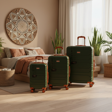 Lujo 3 in 1 Travel Suitcase Set 1016-A02, 20, 24 and 28 Inch — view 3 — Kenya · WIMU Kitchen