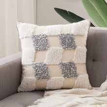 Boho Cotton Woven Pillowcases 45x45cm | Tufted Tassel Cushion Cover for Sofa Decor — Kenya · WIMU Kitchen
