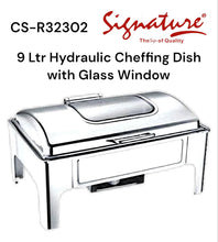 9L Stainless Steel Roll Top Chafing Dish with Glass Window (Buffet Food Warmer) — Kenya · WIMU Kitchen