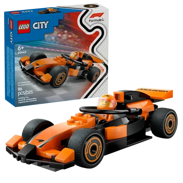 LEGO® City F1® Driver with McLaren Race Car [60442] – 86‑Piece Formula 1® Playset with Minifigure, Ages 6+ — Kenya · WIMU Kitchen Nairobi
