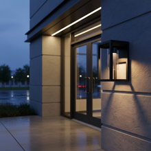 Modern Lantern Wall Light with E27 Holder 25W - IP44 Open-Frame 270 x 160mm LL 5008-BK — WIMU Kitchen Nairobi — Kenya · WIMU Kitchen