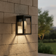 Modern Lantern Wall Light with E27 Holder 25W - IP44 Open-Frame 270 x 160mm LL 5008-BK — WIMU Kitchen Nairobi — Kenya · WIMU Kitchen