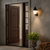 Black Aluminium Outdoor Wall Lamp with E27 Holder - IP65 Acrylic Section 310 x 230mm LL 503A-BK — WIMU Kitchen Nairobi