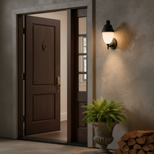 Black Aluminium Outdoor Wall Lamp with E27 Holder - IP65 Acrylic Section 310 x 230mm LL 503A-BK — WIMU Kitchen Nairobi — Kenya · WIMU Kitchen