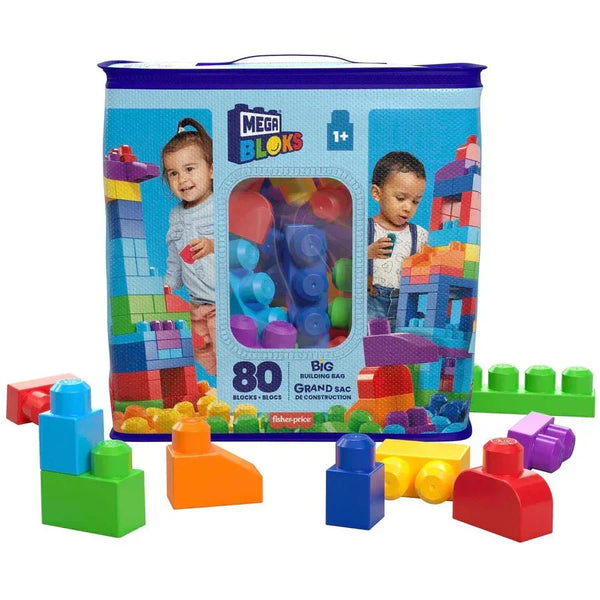 MEGA BLOKS First Builders Big Building Bag [DCH63] – 80 Durable Toddler Building Blocks with Reusable Storage Bag, Ages 1+, Fisher‑Price Endorsed — Kenya · WIMU Kitchen Nairobi