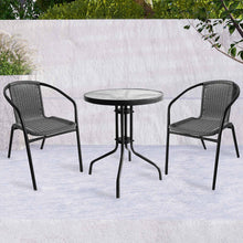 3 Piece Wicker & Steel Bistro Set - Nairobi — view 3 — Kenya · WIMU Kitchen