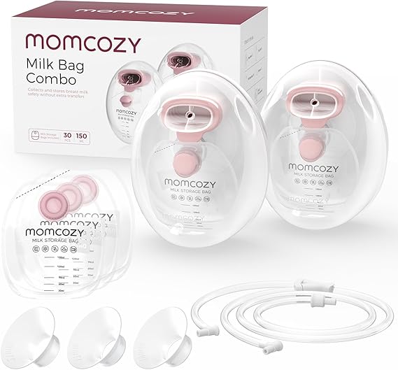 Momcozy Wearable Milk Collection Cups 5oz (2 Pack) with Storage Bags – Direct-to-Bag Breast Pump Accessories for V1 Pro, V2 Pro & Most Electric Pumps — Kenya · WIMU Kitchen Nairobi